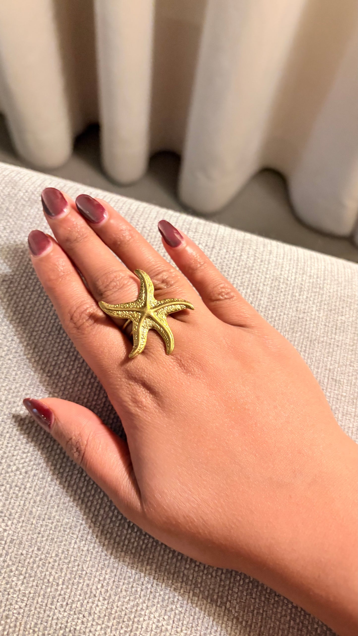 Golden Star ring