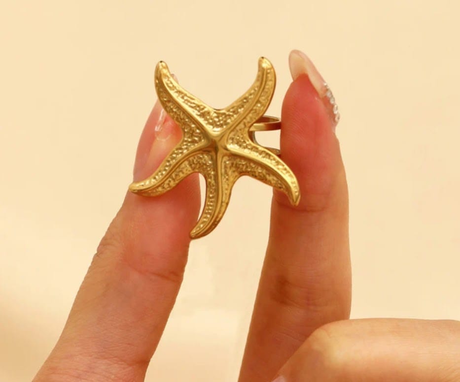 Golden Star ring