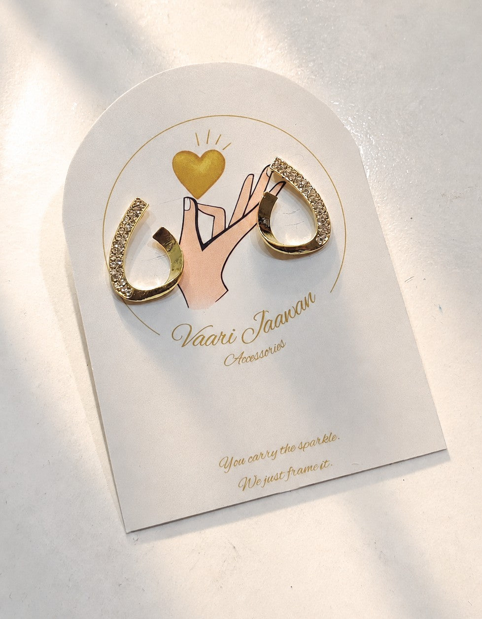 Geometric Diamond Earrings
