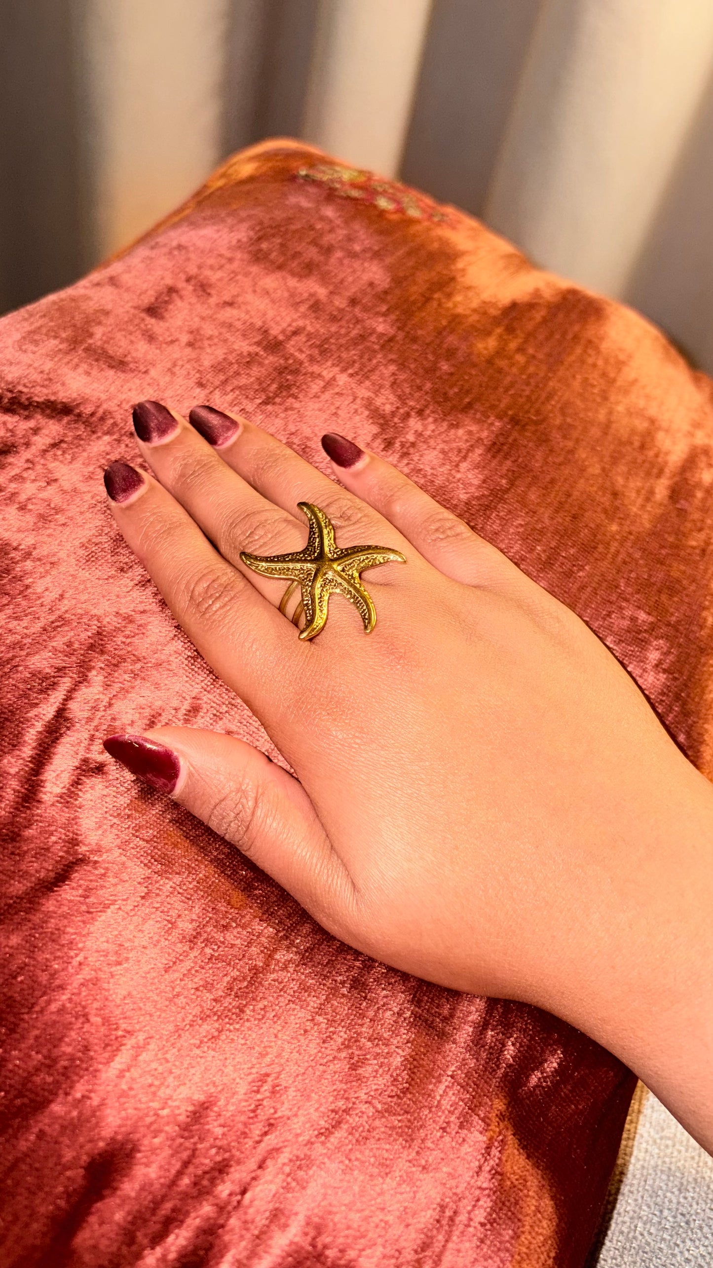Golden Star ring
