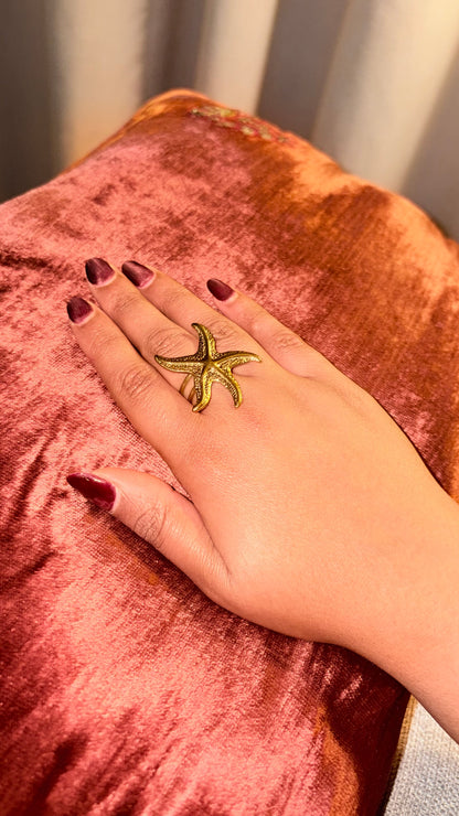 Golden Star ring
