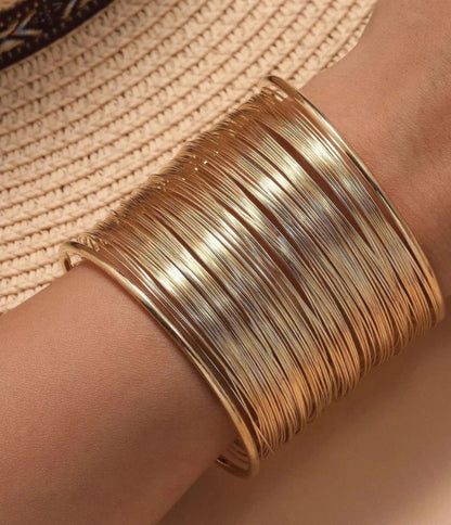 Bangle-style cuff bracelet