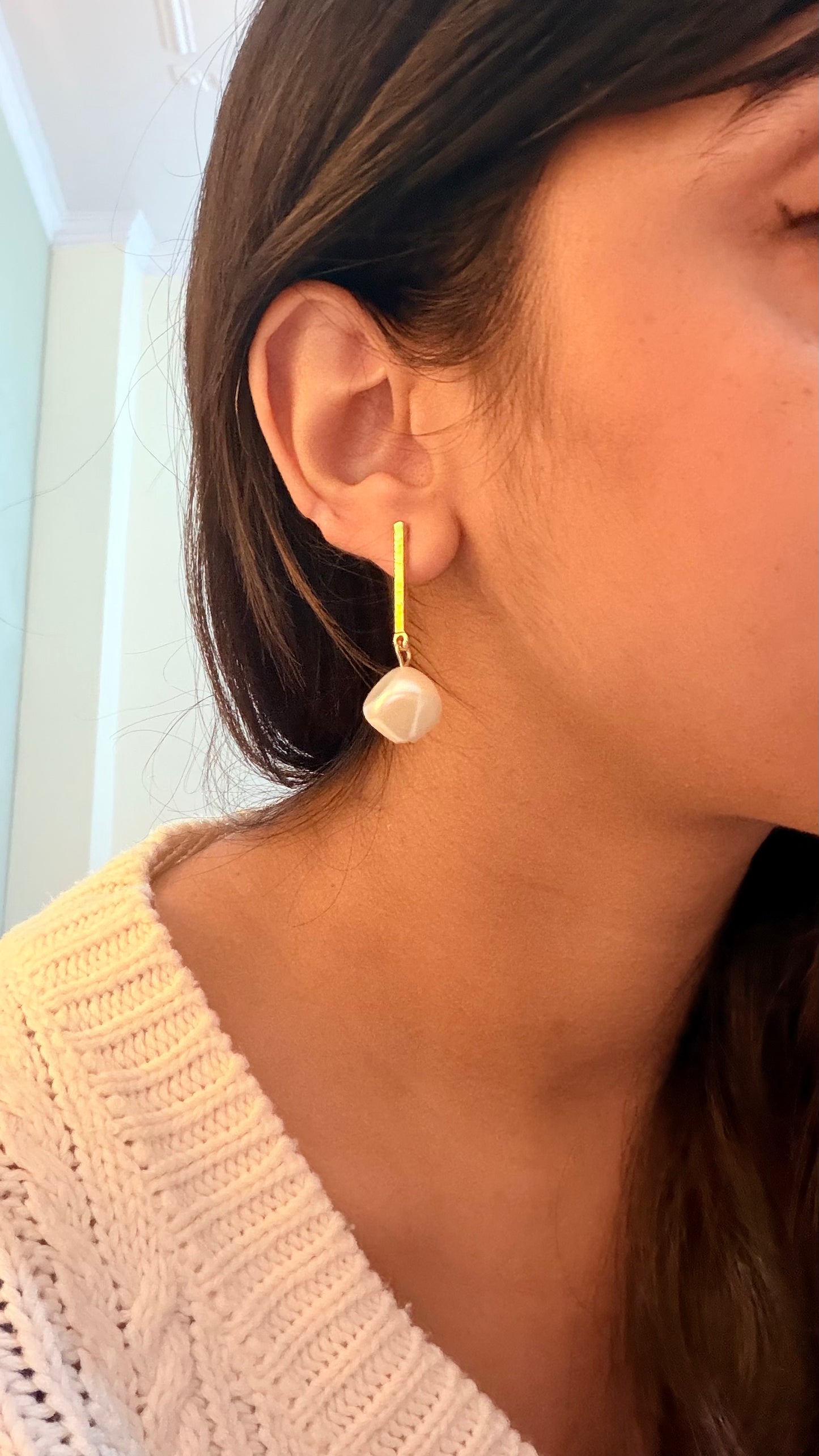 Set of 3 dainty earrings