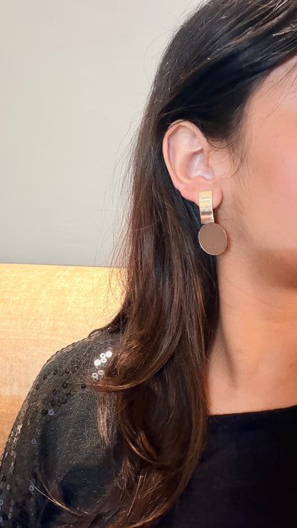 White Studs & Drop earrings set of 6