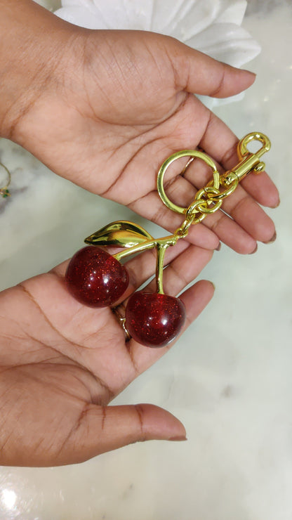 Cherry Bag Charm
