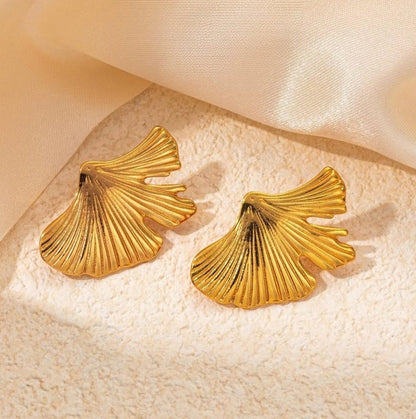 Golden Leaf earrings