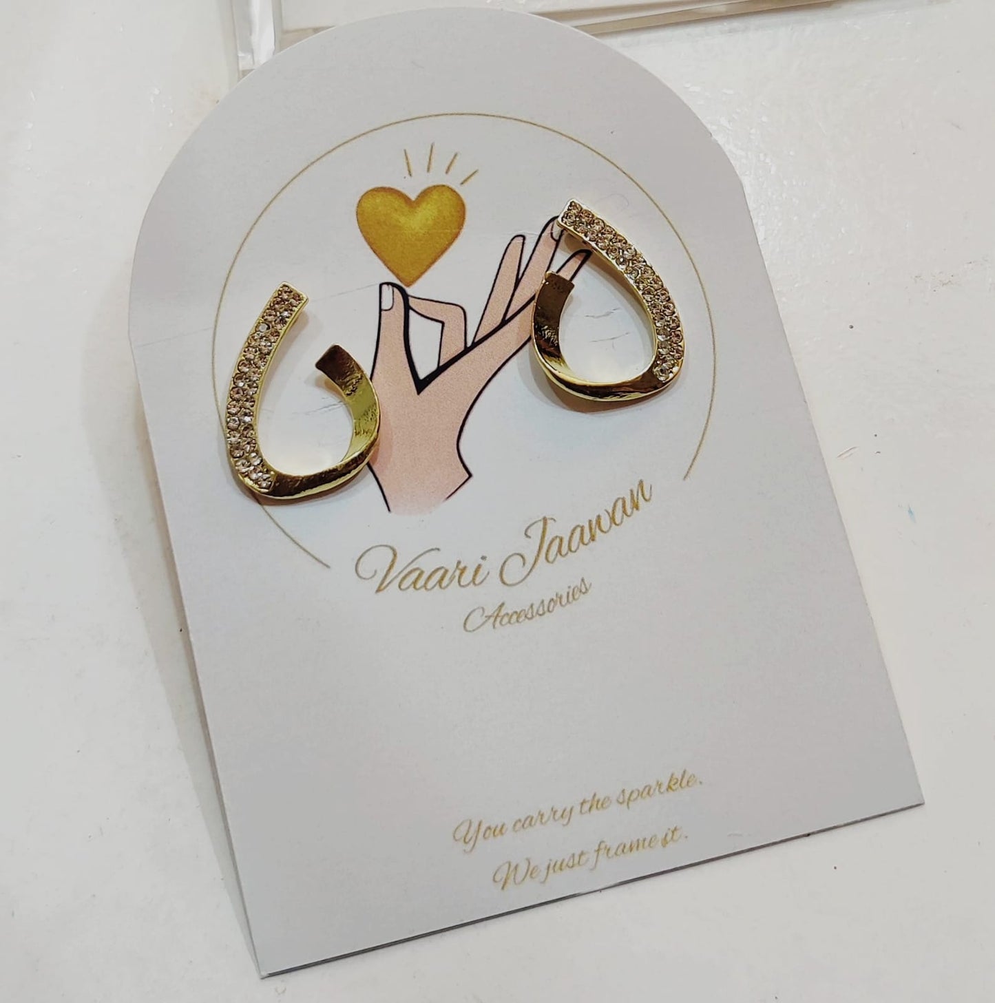 Geometric Diamond Earrings