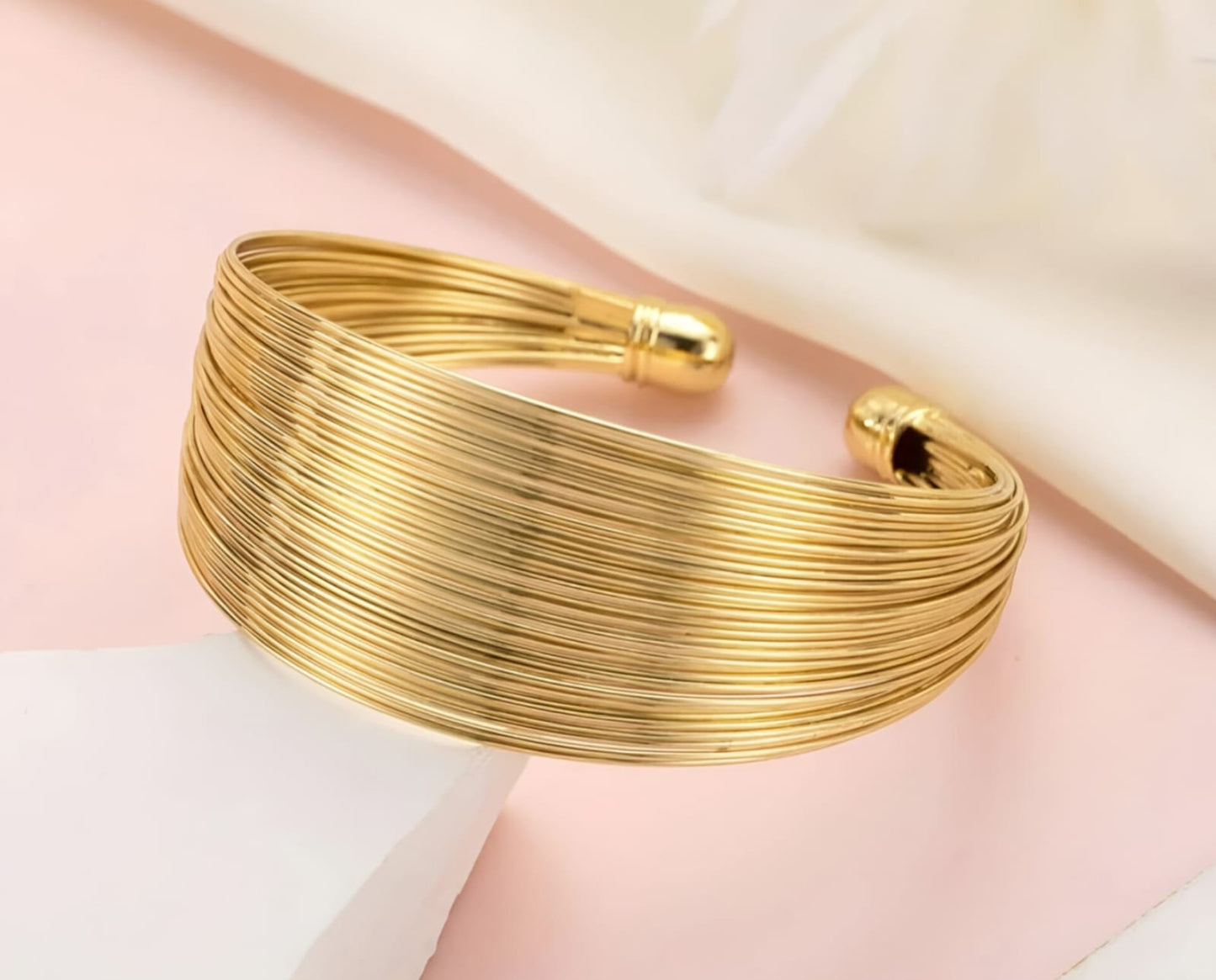 Bangle-style cuff bracelet