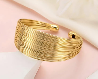 Bangle-style cuff bracelet