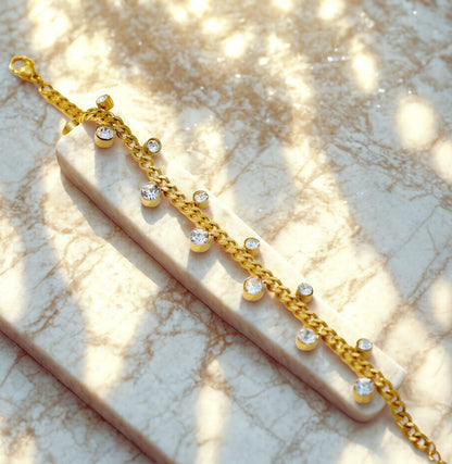 White crystal bracelet