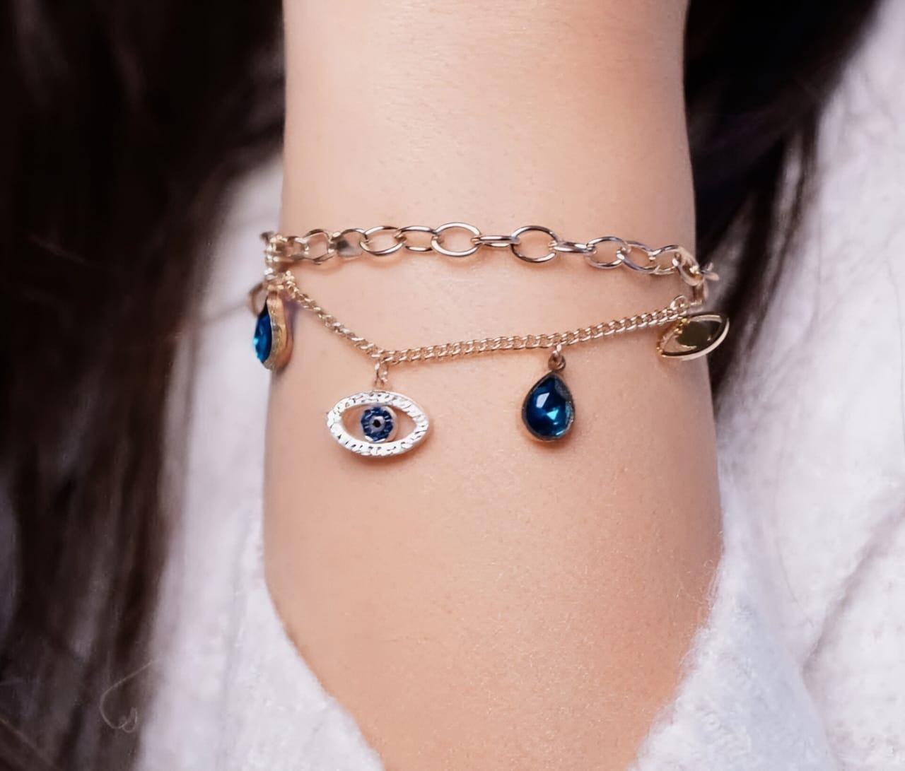 Evil eye bracelet