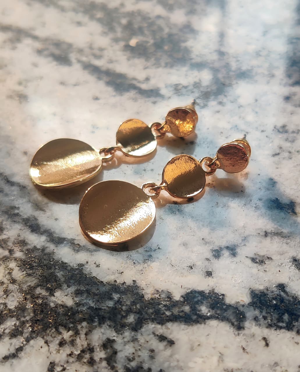 White Studs & Drop earrings set of 6