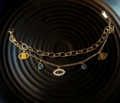 Evil eye bracelet