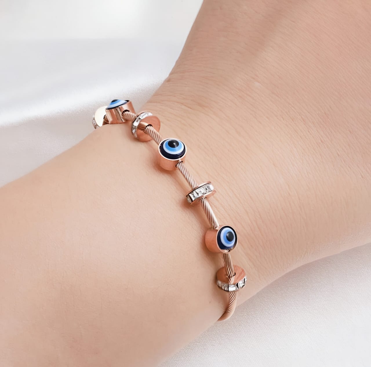 Evil Eye bangle-cuff