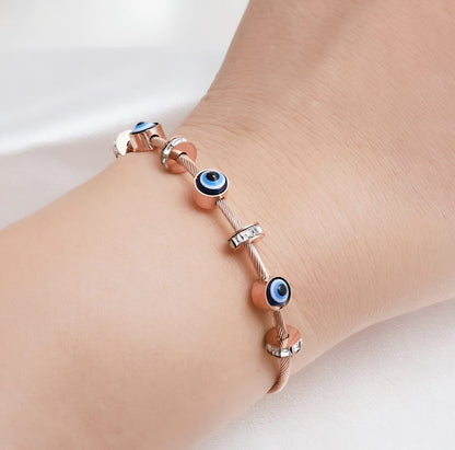 Evil Eye bangle-cuff