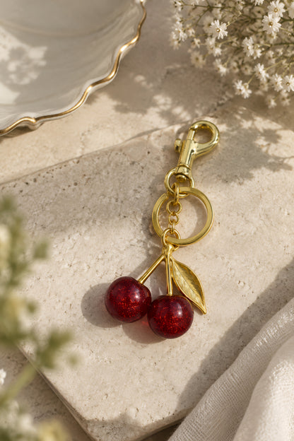 Cherry Bag Charm