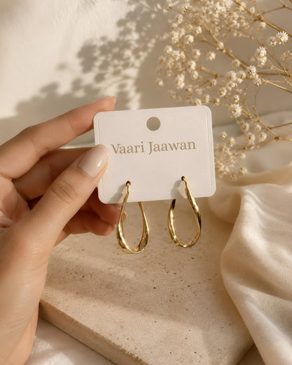 Teardrop hoops