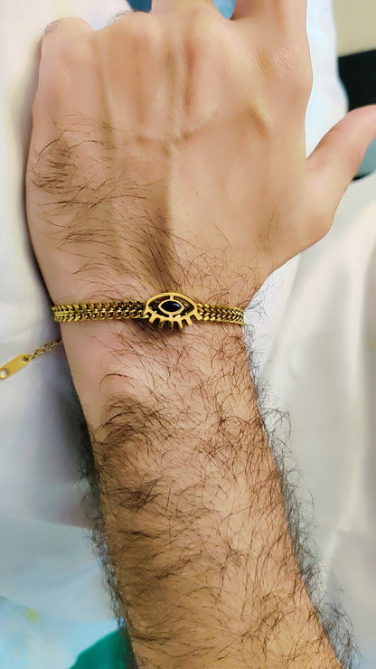 Evil eye Rakhi bracelet
