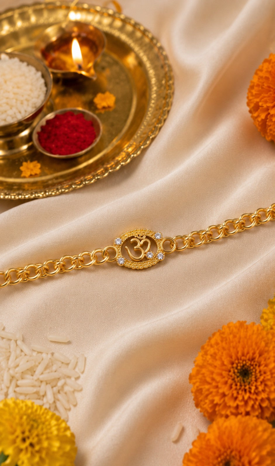 Set of 3 Rakhi bracelets
