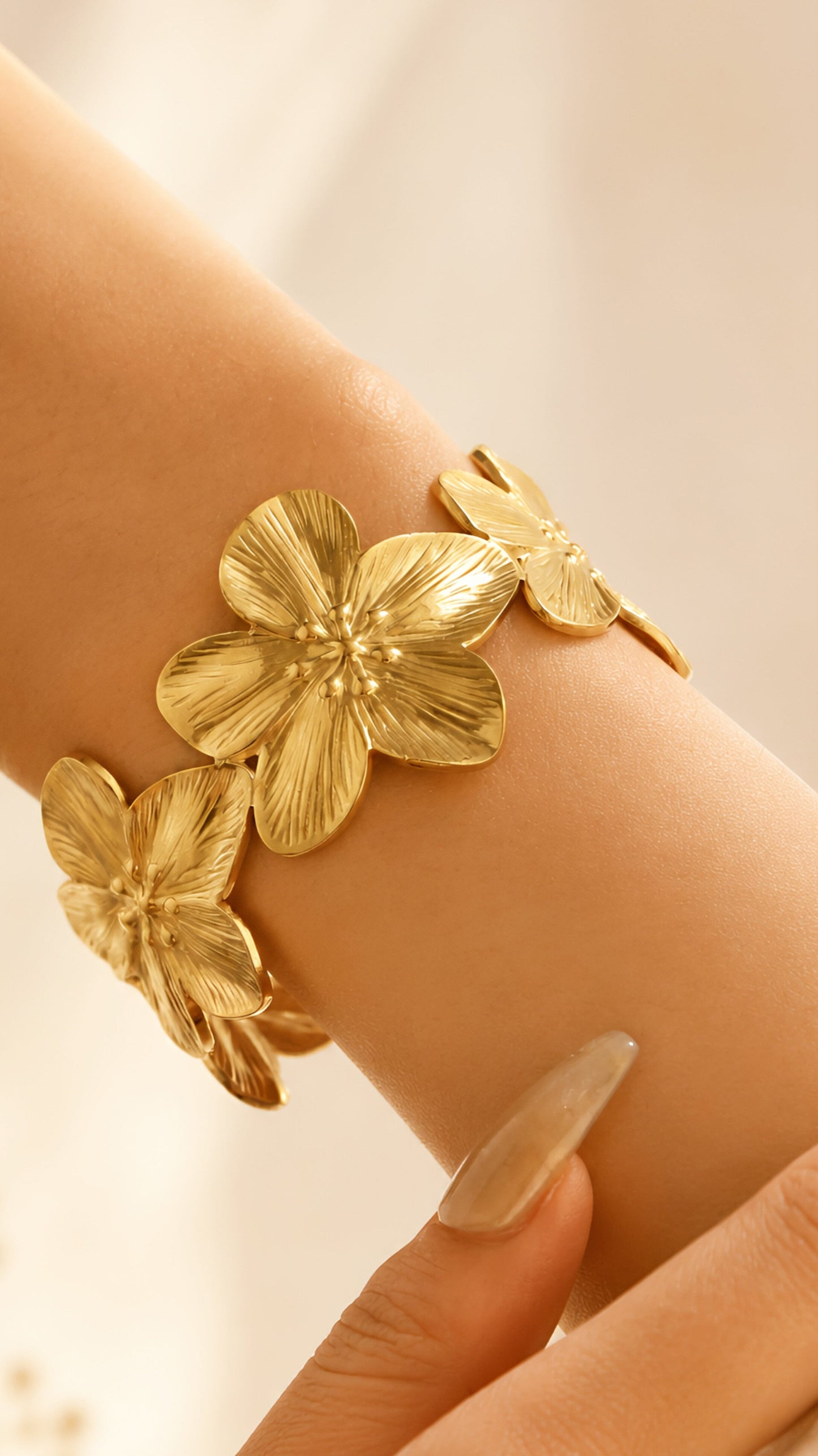 Floral cuff