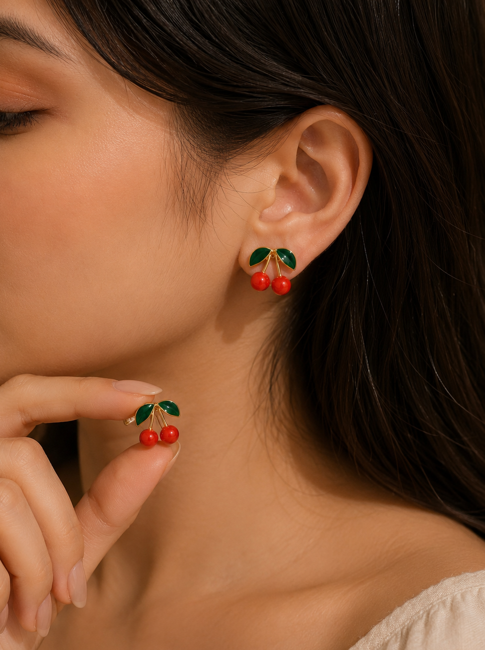 Cherry studs
